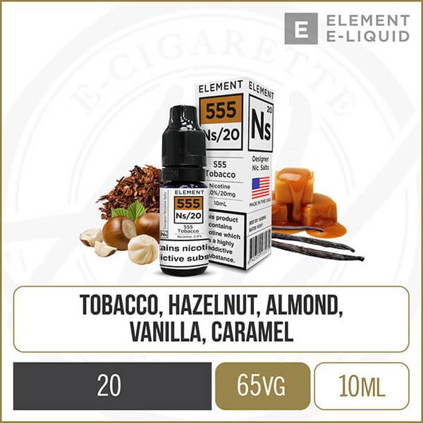 555 Element Tobacco Nic Salt